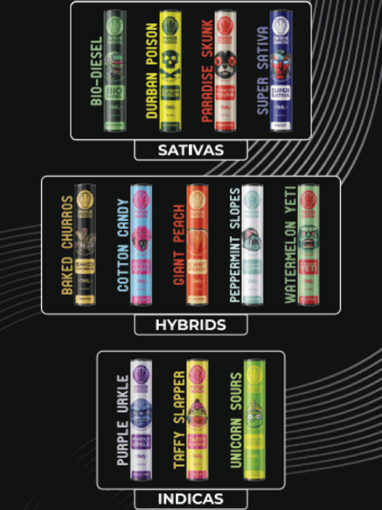 Awaken® Vape Etched Cartridges 1ml - Cotton Candy (Hybrid)