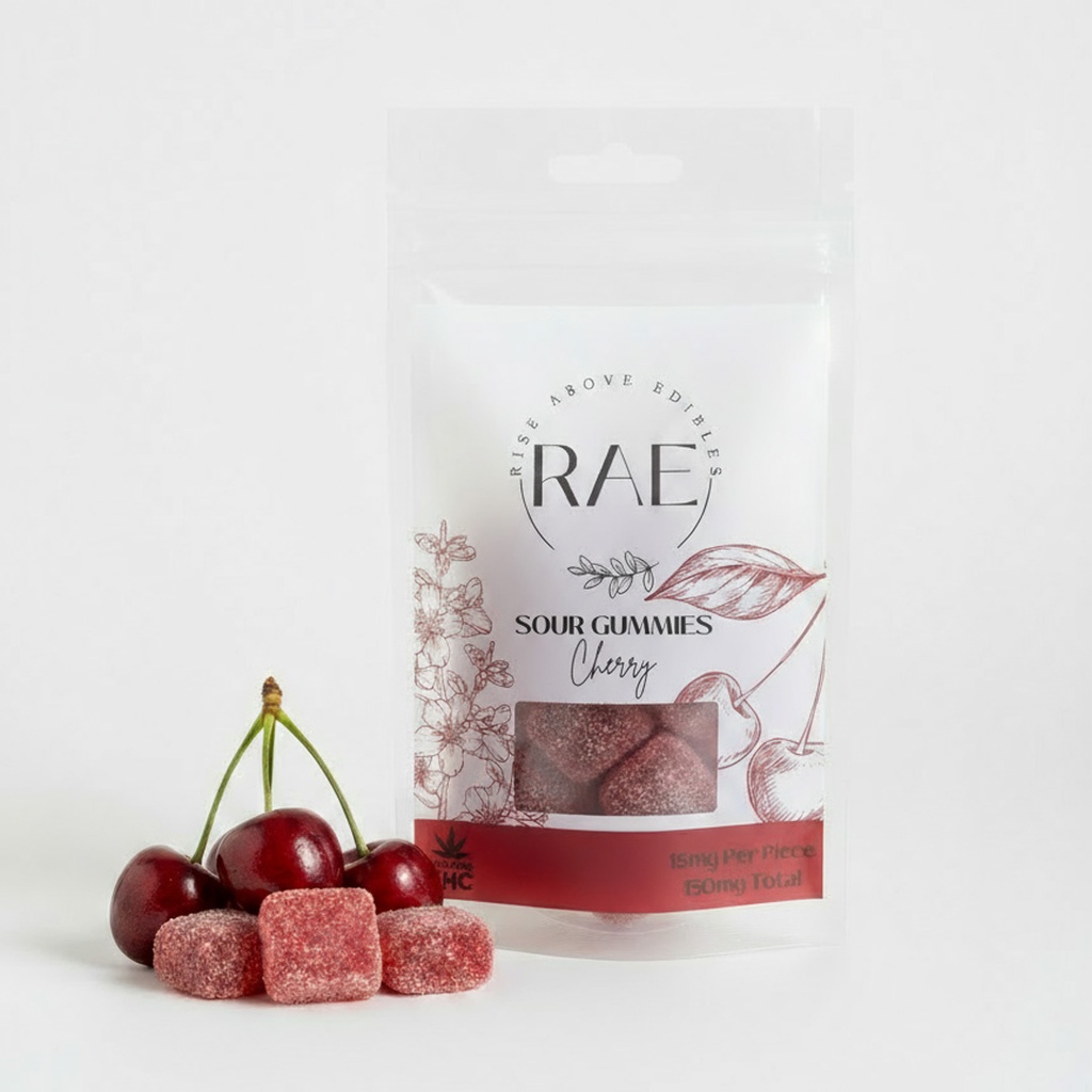Sour Gummies - Cherry 150mg (10x15mg)