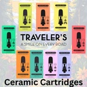 Traveler’s® Ceramic Vape Cartridges 1ml - Juicebox Grape (Sativa)