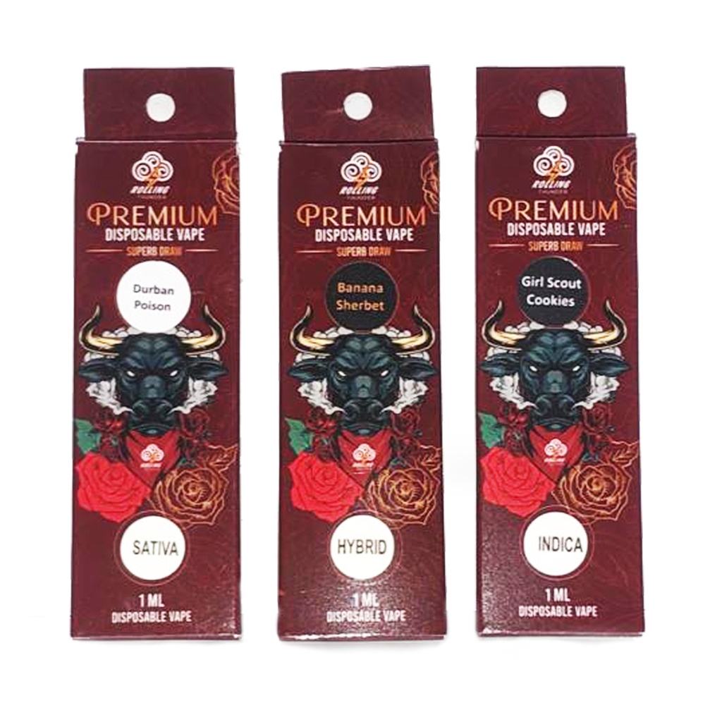 Rolling Thunder Disposable Vape 1ml - Jack Herer (Sativa)