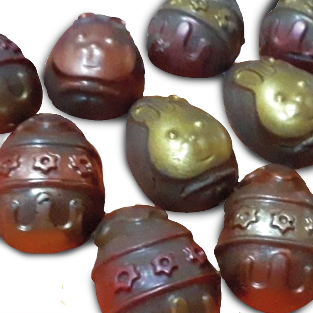 THC Distillate-Infused Easter Chocolates 6's (Caramel, 20mg)